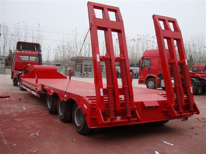 平板半掛車(chē)倒車(chē)技巧
